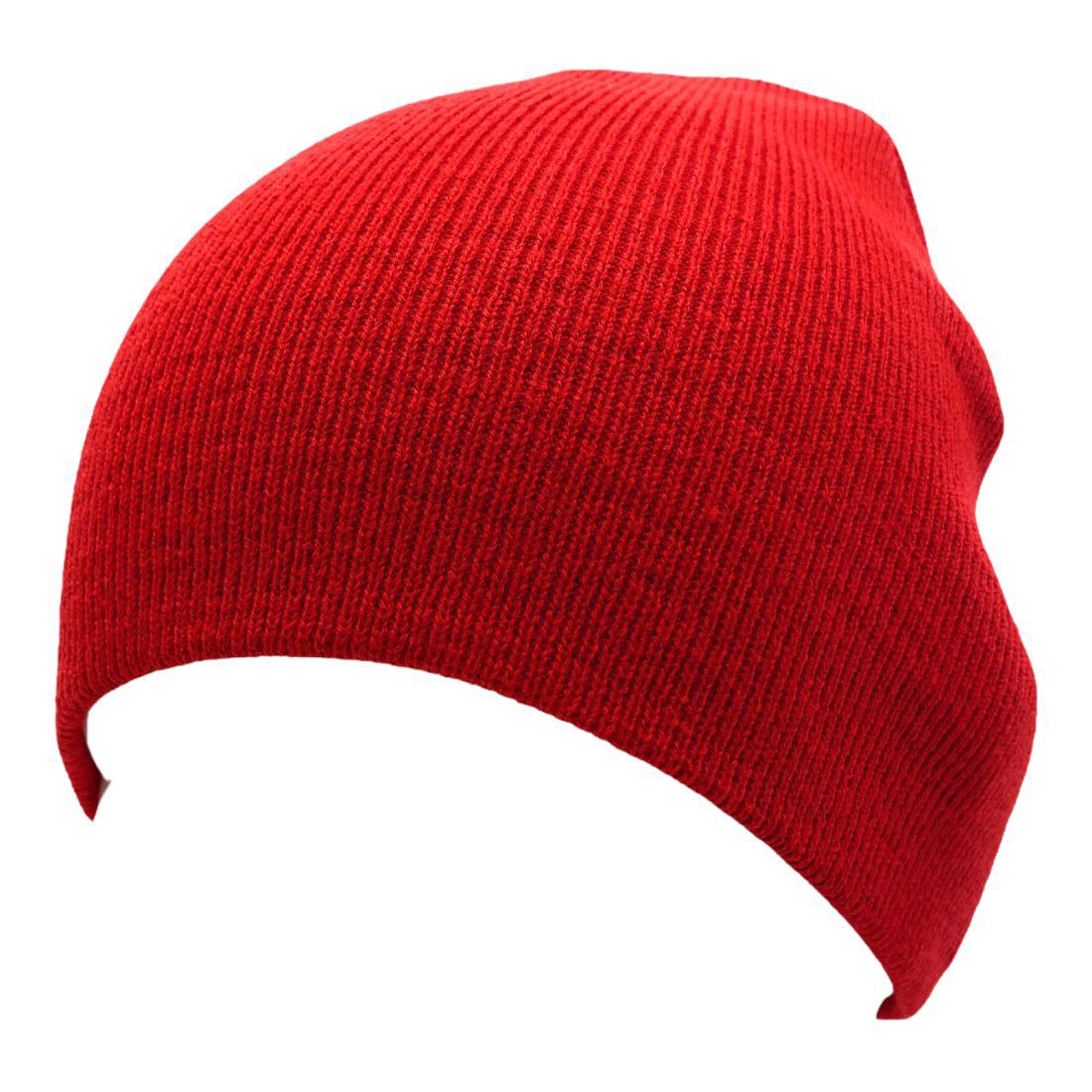 Beanies Caps Toboggan Short Uncuffed Soft Knit in Bulk Multi-Color Plain Blank Wholesale Lot