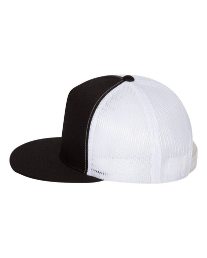 YP Classics, Yupoong 6006 Flat Bill Trucker Cap - 6006