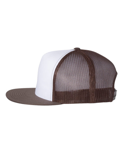 YP Classics, Yupoong 6006 Flat Bill Trucker Cap - 6006