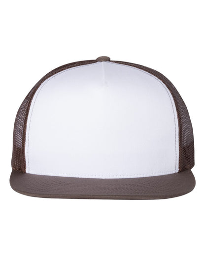 YP Classics, Yupoong 6006 Flat Bill Trucker Cap - 6006