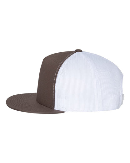 YP Classics, Yupoong 6006 Flat Bill Trucker Cap - 6006