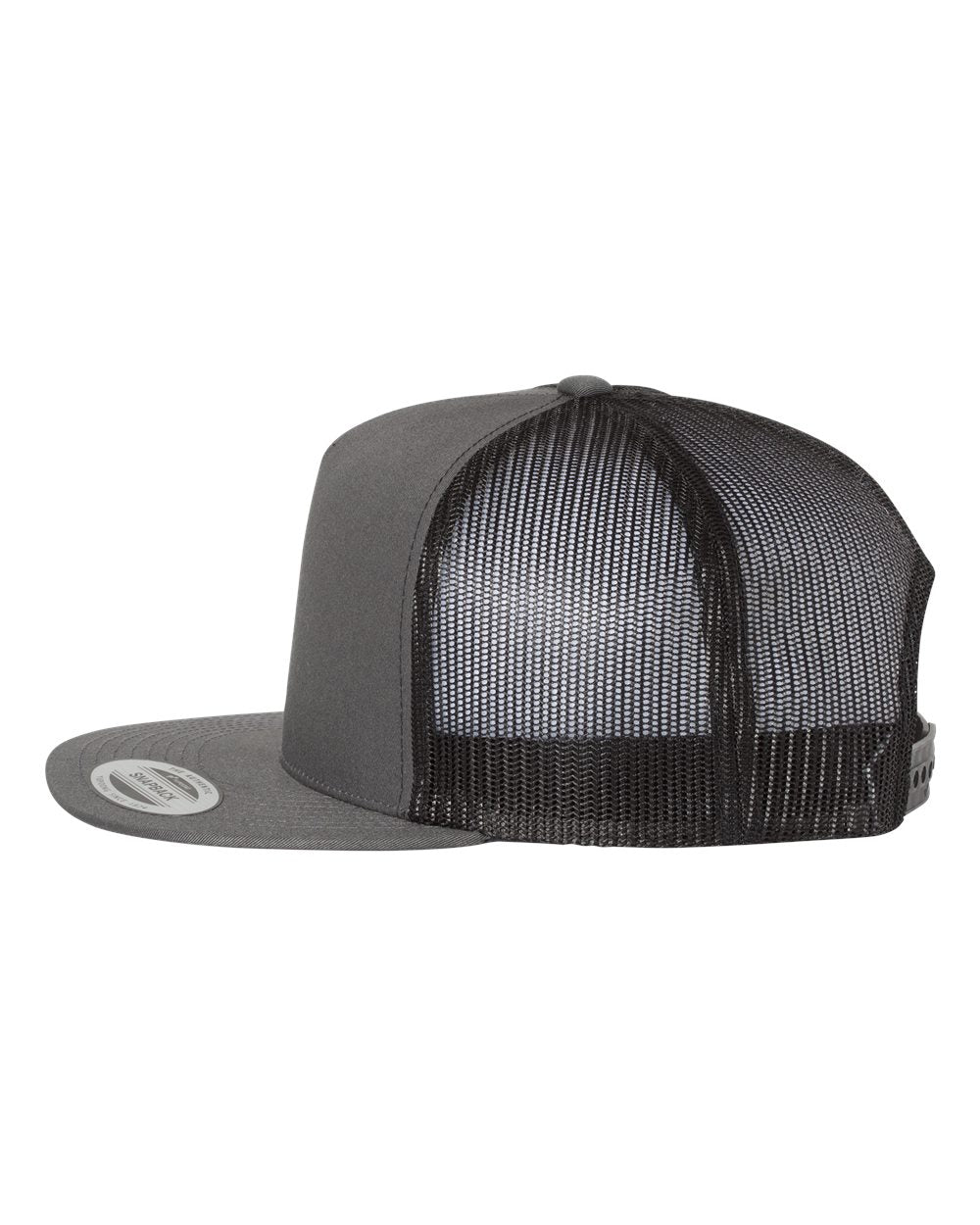 YP Classics, Yupoong 6006 Flat Bill Trucker Cap - 6006