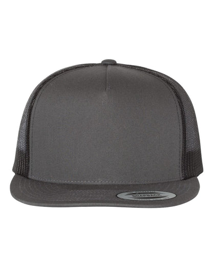 YP Classics, Yupoong 6006 Flat Bill Trucker Cap - 6006