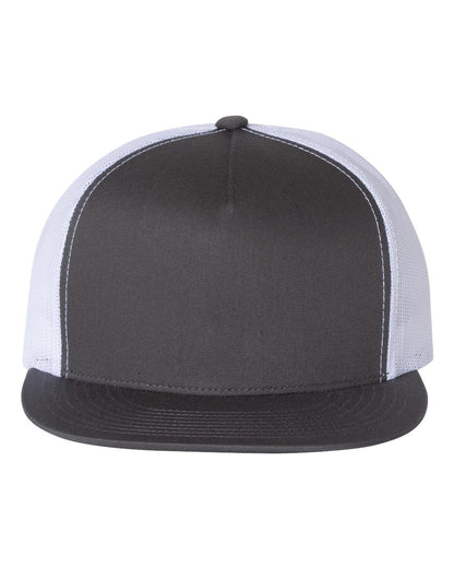 YP Classics, Yupoong 6006 Flat Bill Trucker Cap - 6006