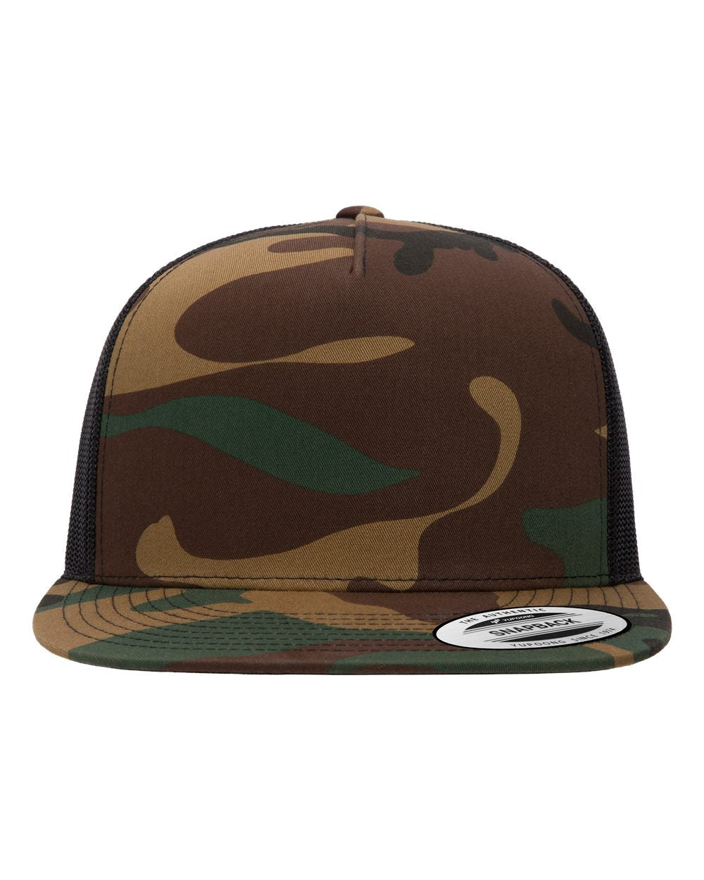 YP Classics, Yupoong 6006 Flat Bill Trucker Cap - 6006