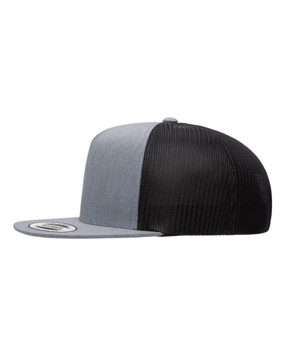 YP Classics, Yupoong 6006 Flat Bill Trucker Cap - 6006