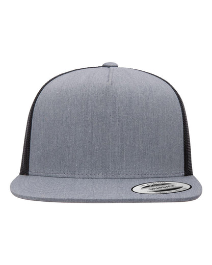 YP Classics, Yupoong 6006 Flat Bill Trucker Cap - 6006