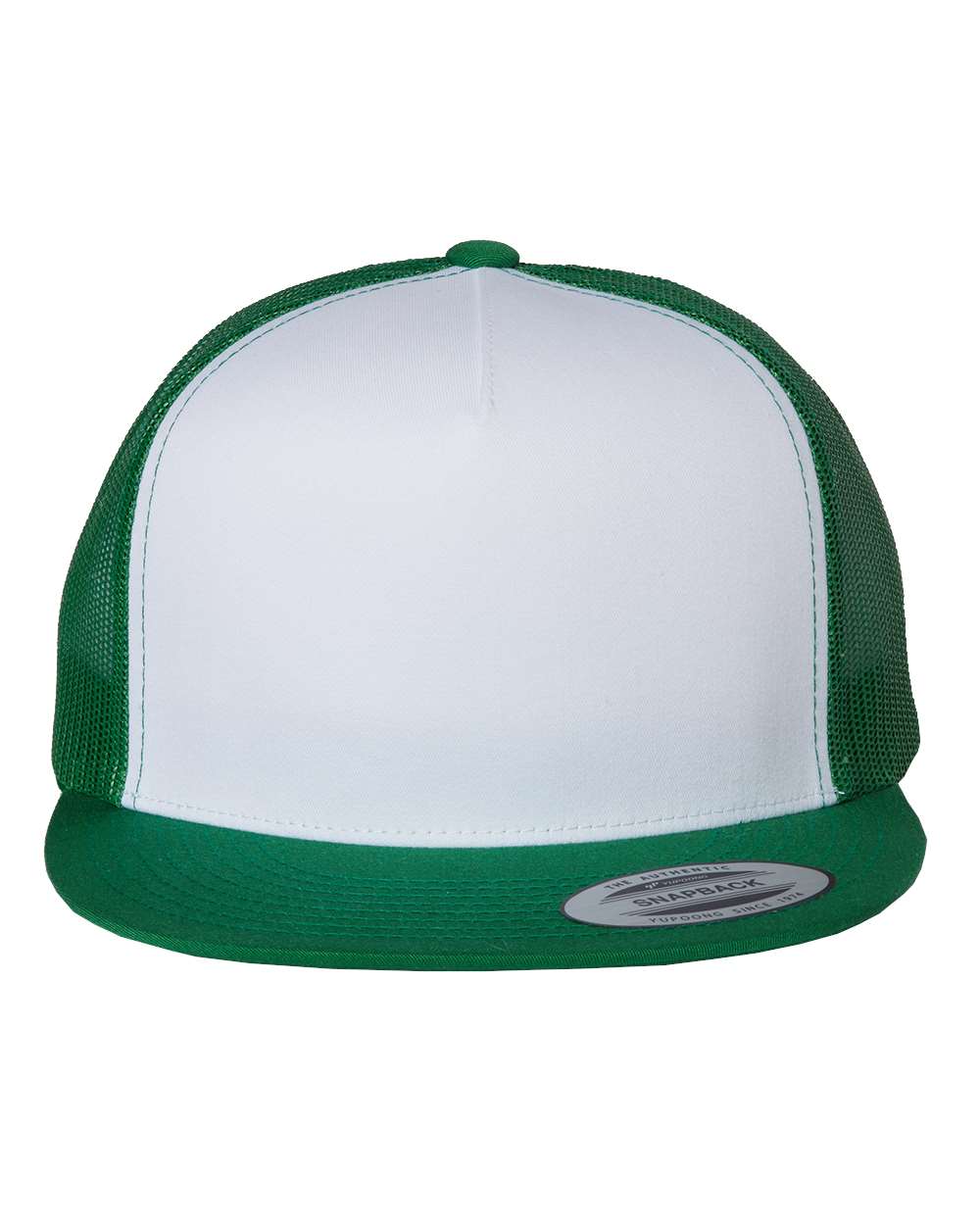 YP Classics, Yupoong 6006 Flat Bill Trucker Cap - 6006