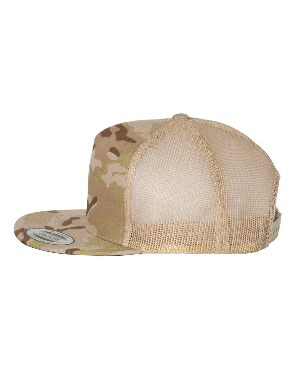 YP Classics, Yupoong 6006 Flat Bill Trucker Cap - 6006