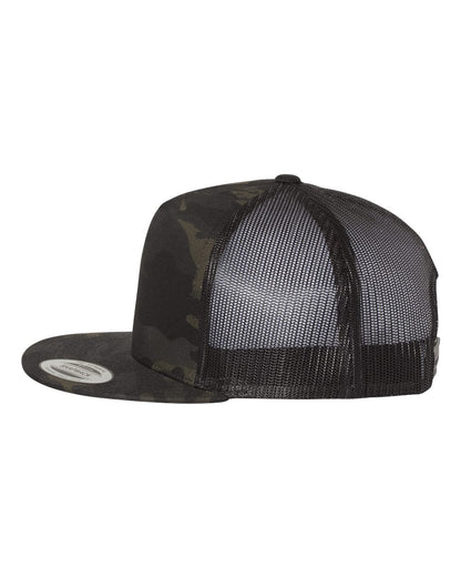 YP Classics, Yupoong 6006 Flat Bill Trucker Cap - 6006