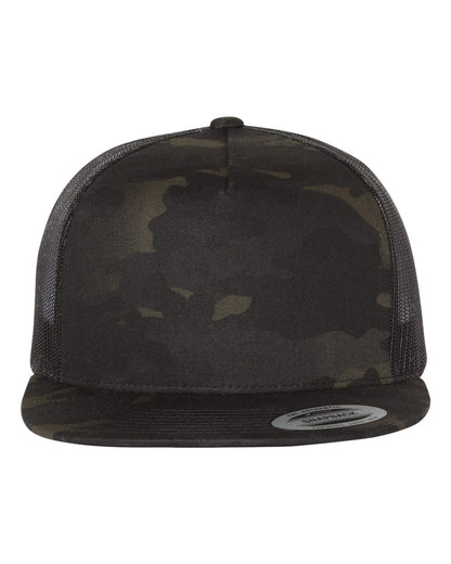 YP Classics, Yupoong 6006 Flat Bill Trucker Cap - 6006