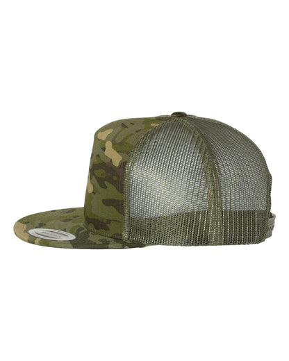 YP Classics, Yupoong 6006 Flat Bill Trucker Cap - 6006