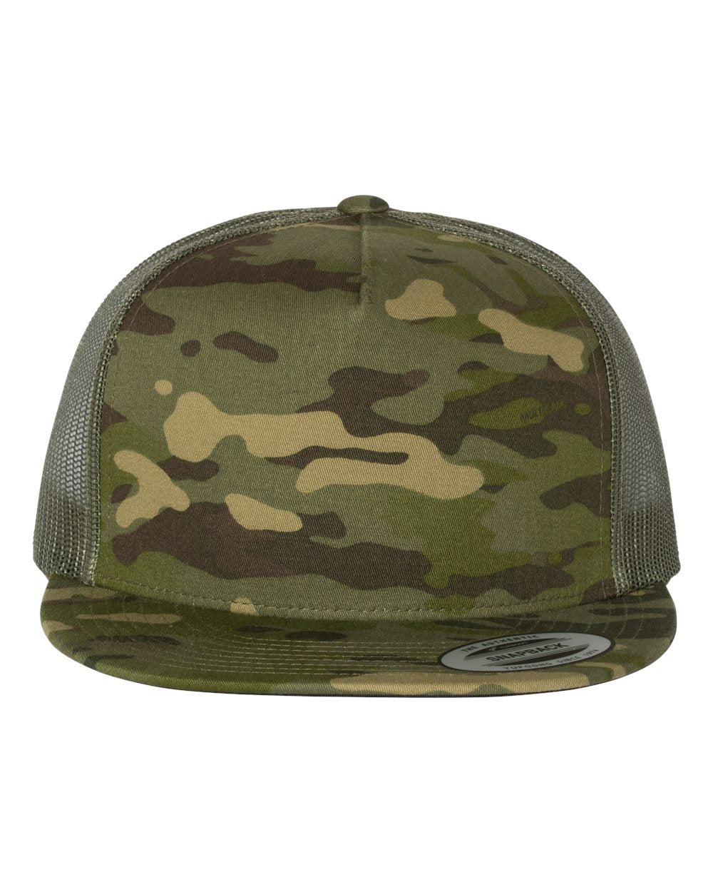 YP Classics, Yupoong 6006 Flat Bill Trucker Cap - 6006