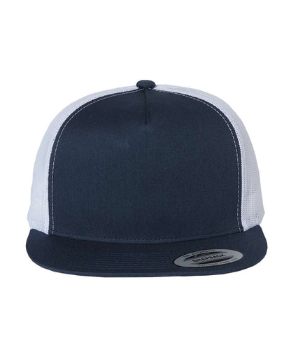 YP Classics, Yupoong 6006 Flat Bill Trucker Cap - 6006