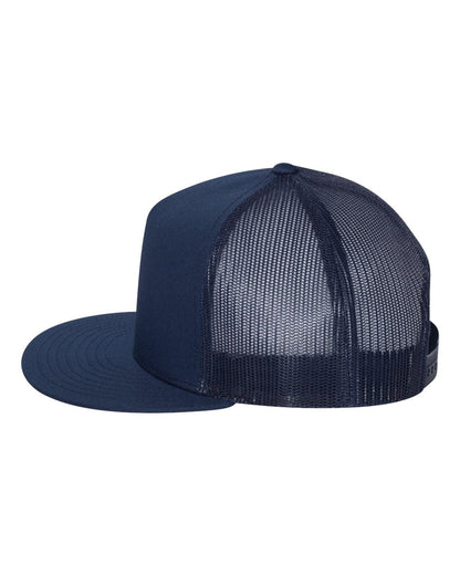 YP Classics, Yupoong 6006 Flat Bill Trucker Cap - 6006