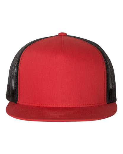 YP Classics, Yupoong 6006 Flat Bill Trucker Cap - 6006