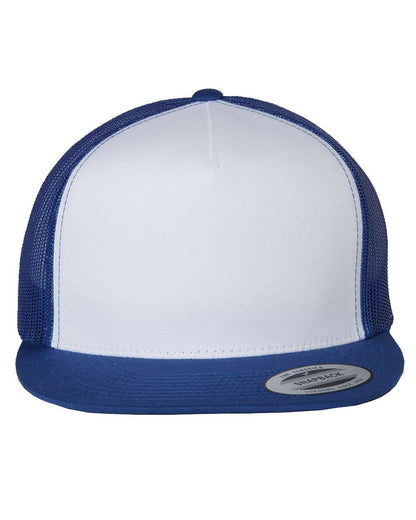 YP Classics, Yupoong 6006 Flat Bill Trucker Cap - 6006