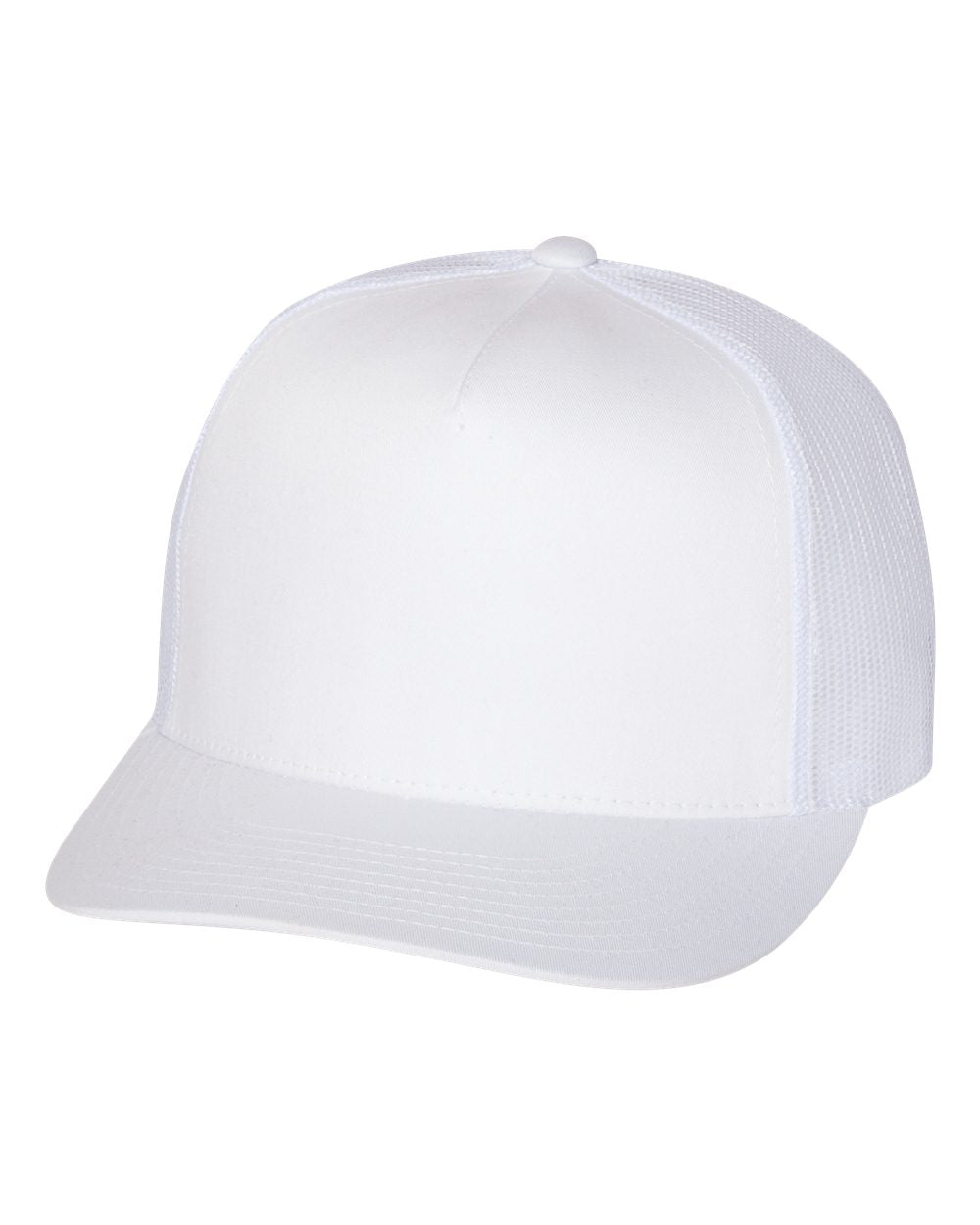 YP Classics, Yupoong 6006 Flat Bill Trucker Cap - 6006