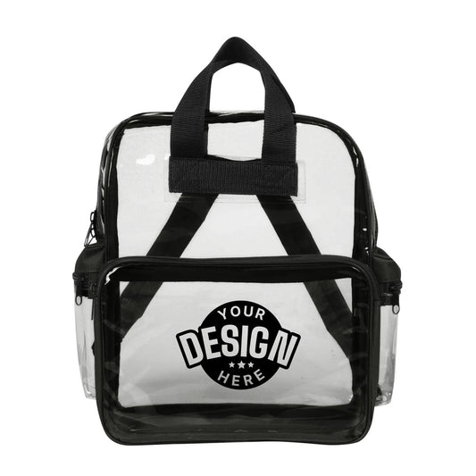 Custom Printed Nissun Clear Backpack CBP3121 - Star Hats & Embroidery