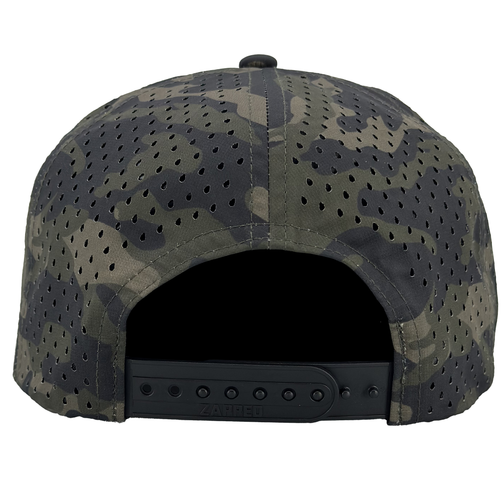 Zapped Headwear Osprey R+ 7 Panel Perforated Rope Cap