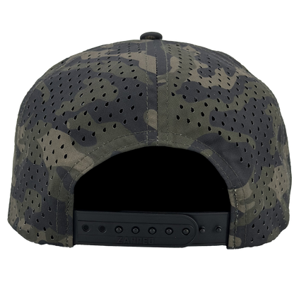 Zapped Headwear Osprey R+ 7 Panel Perforated Rope Cap