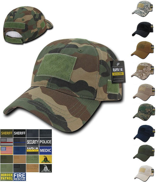 1 Dozen 6 Panel Cotton Military Army Camouflage Relaxed Crown Caps Hats Wholesale Bulk-Casaba Shop - Arclight Wholesale