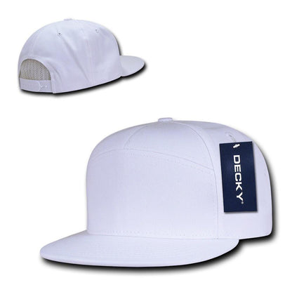 1 Dozen 7 Panel Cotton Snapbacks Flat Bill Baseball Hats Caps Wholesale Bulk-Casaba Shop
