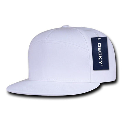 1 Dozen 7 Panel Cotton Snapbacks Flat Bill Baseball Hats Caps Wholesale Bulk-Casaba Shop