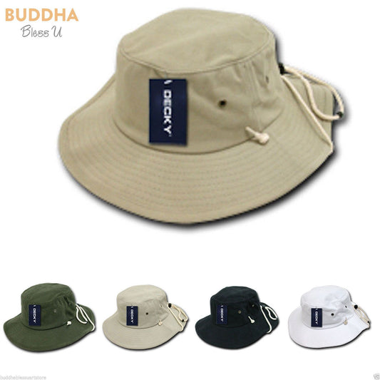 1 Dozen Aussie Hats Drawstring Boonie Bucket Fishing Outback Decky Wholesale Bulk-Casaba Shop - Arclight Wholesale