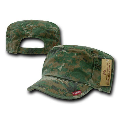 1 Dozen Bdu Patrol Military Cotton W Zipper Camo Camouflage Caps Hats Wholesale Bulk-Casaba Shop