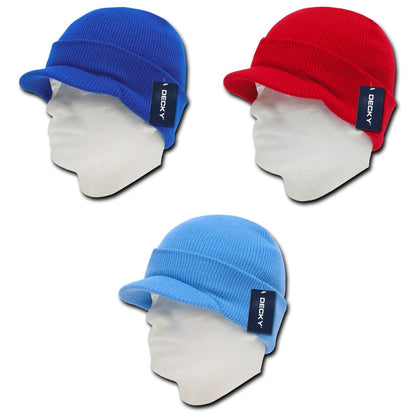 1 Dozen Beanie Beanies Gi Jeep Watch Cap Caps Hats Youth Boys Kids Wholesale Bulk-Casaba Shop