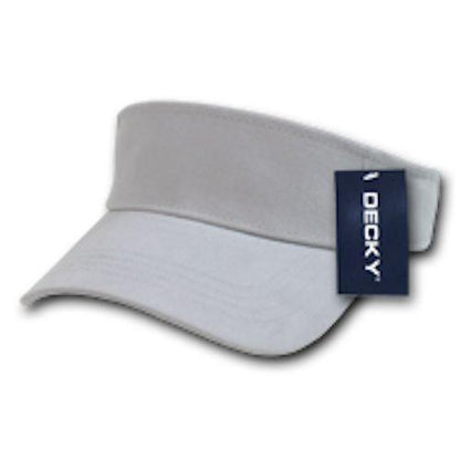 1 Dozen Blank Decky Golf Sports Sun Summer Visors Cotton Wholesale Lots!-Casaba Shop