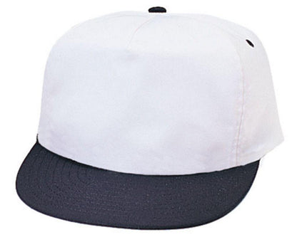 1 Dozen Blank Two Tone 5 Panel Baseball Cotton Twill Hats Caps Wholesale Lot Bulk-Casaba Shop