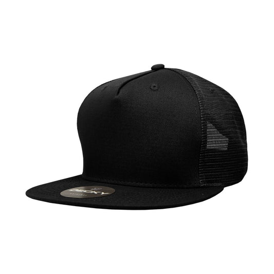 Decky 1040 Trucker Snapback Hats 5 Panel Caps High Profile Structured Blank Wholesale - Arclight Wholesale