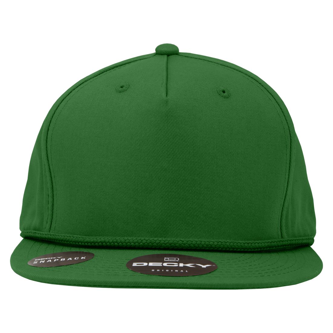 Decky 1041 5 Panel Snapback Hats High Profile Golf Caps with Rope Structured Wholesale