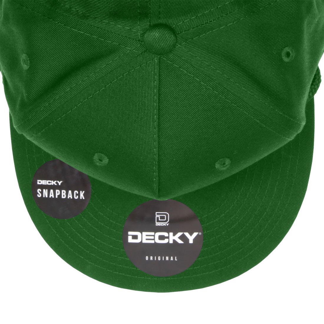 Decky 1041 5 Panel Snapback Hats High Profile Golf Caps with Rope Structured Wholesale