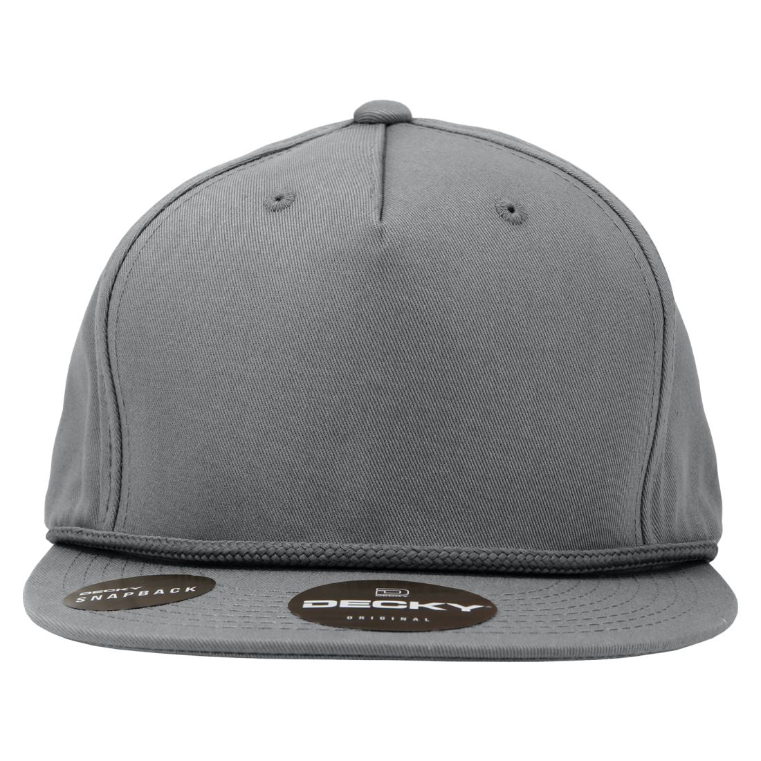 Decky 1041 5 Panel Snapback Hats High Profile Golf Caps with Rope Structured Wholesale