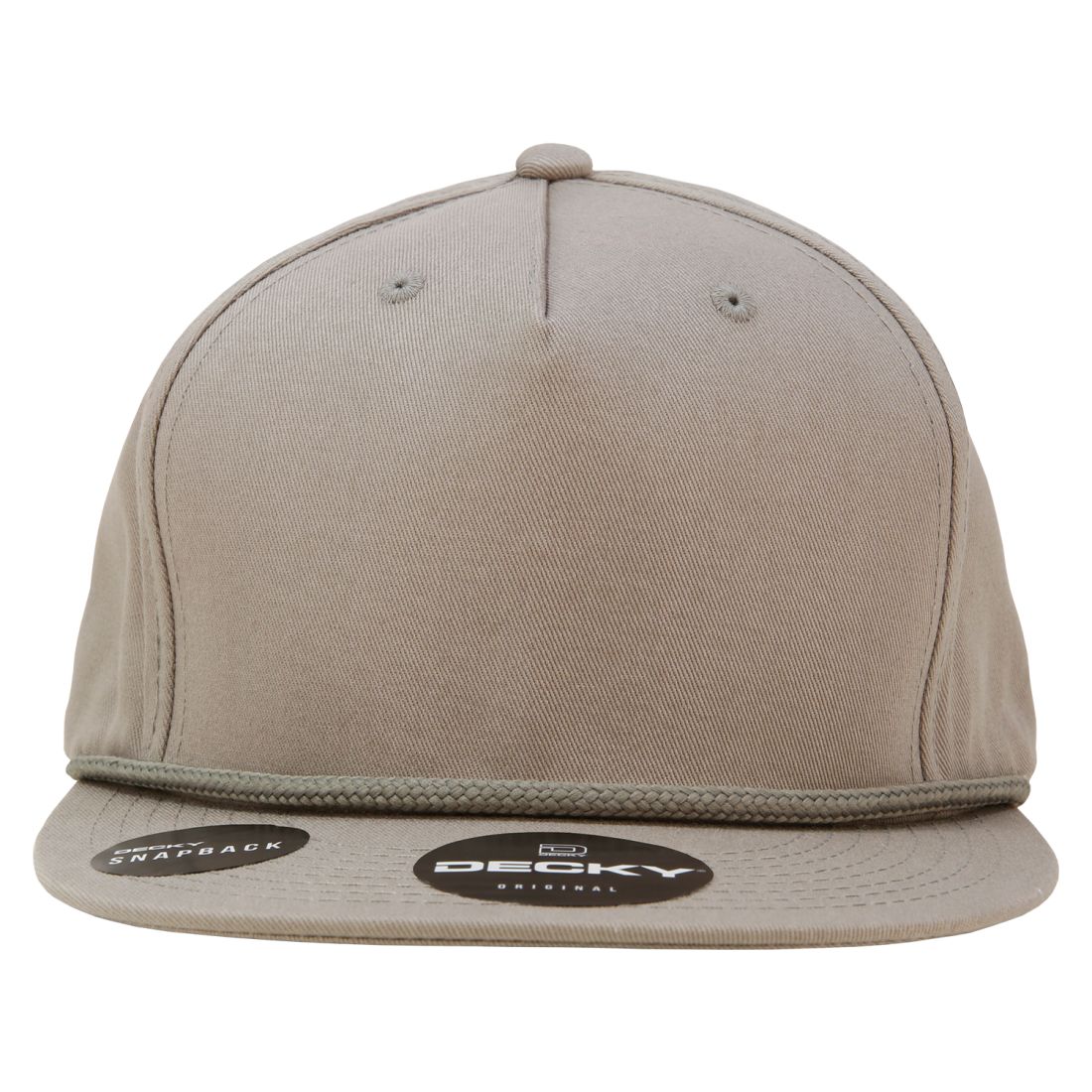 Decky 1041 5 Panel Snapback Hats High Profile Golf Caps with Rope Structured Wholesale