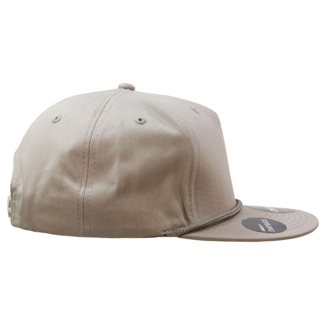 Decky 1041 5 Panel Snapback Hats High Profile Golf Caps with Rope Structured Wholesale