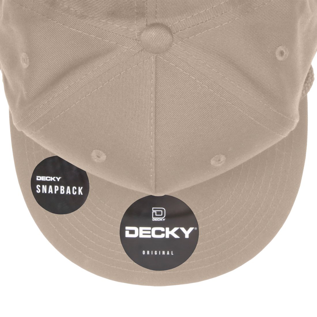 Decky 1041 5 Panel Snapback Hats High Profile Golf Caps with Rope Structured Wholesale