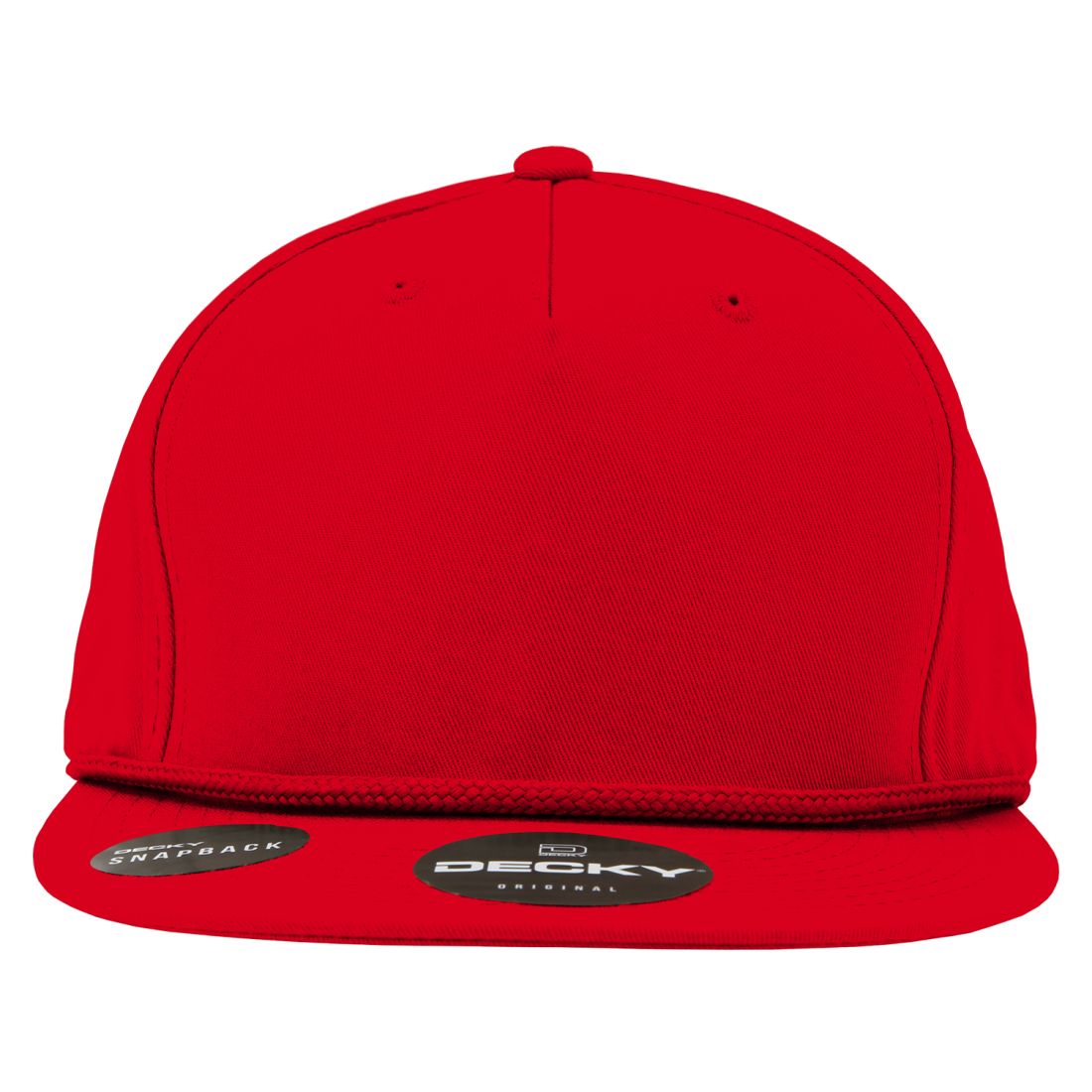 Decky 1041 5 Panel Snapback Hats High Profile Golf Caps with Rope Structured Wholesale