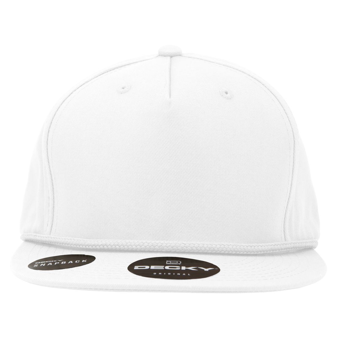 Decky 1041 5 Panel Snapback Hats High Profile Golf Caps with Rope Structured Wholesale