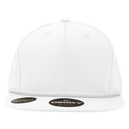 Decky 1041 5 Panel Snapback Hats High Profile Golf Caps with Rope Structured Wholesale