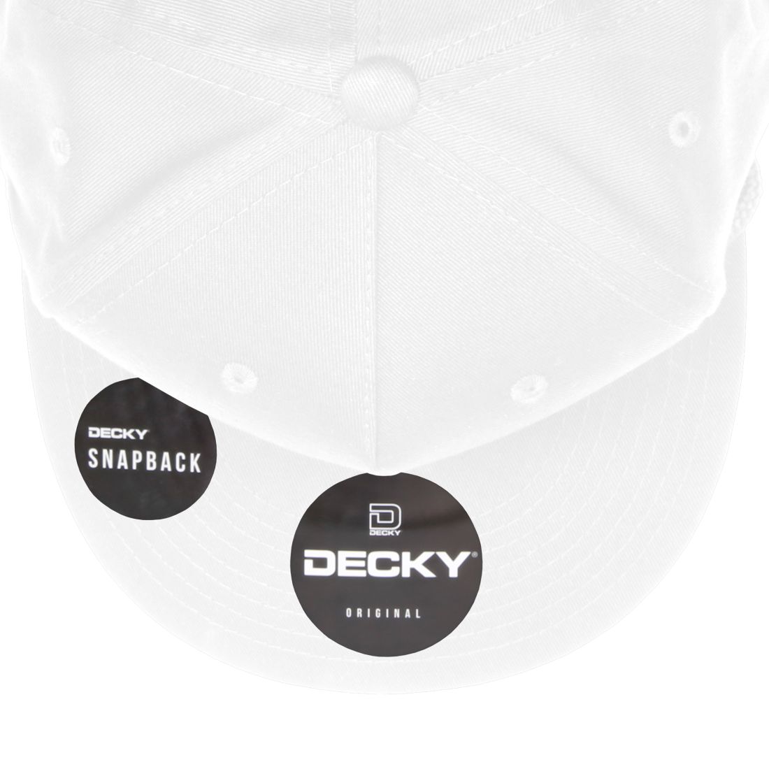 Decky 1041 5 Panel Snapback Hats High Profile Golf Caps with Rope Structured Wholesale