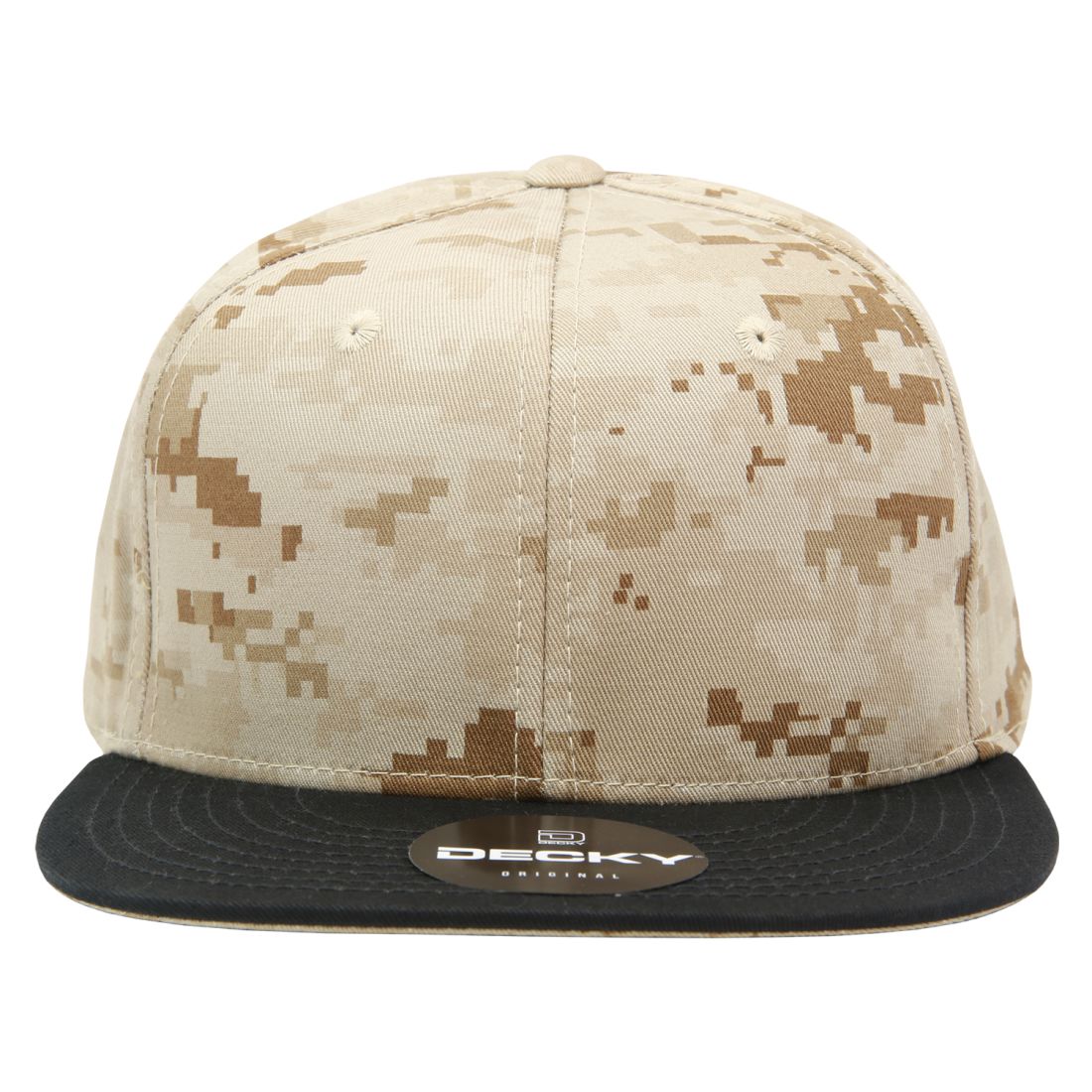 Decky 1047 Camouflage High Profile Snapback Hats 6 Panel Caps Flat Bill Army Wholesale