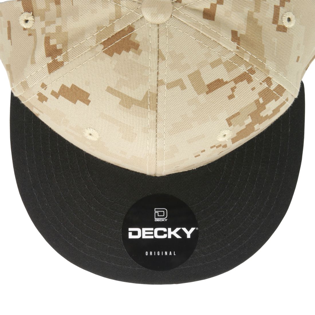 Decky 1047 Camouflage High Profile Snapback Hats 6 Panel Caps Flat Bill Army Wholesale