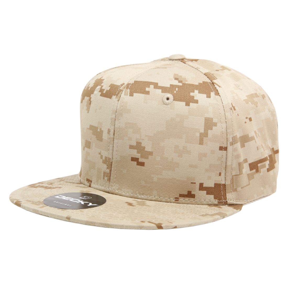 Decky 1047 Camouflage High Profile Snapback Hats 6 Panel Caps Flat Bill Army Wholesale