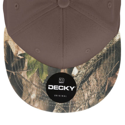 Decky 1047 Camouflage High Profile Snapback Hats 6 Panel Caps Flat Bill Army Wholesale