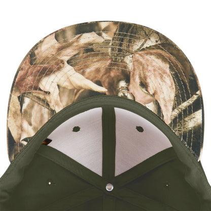 Decky 1047 Camouflage High Profile Snapback Hats 6 Panel Caps Flat Bill Army Wholesale