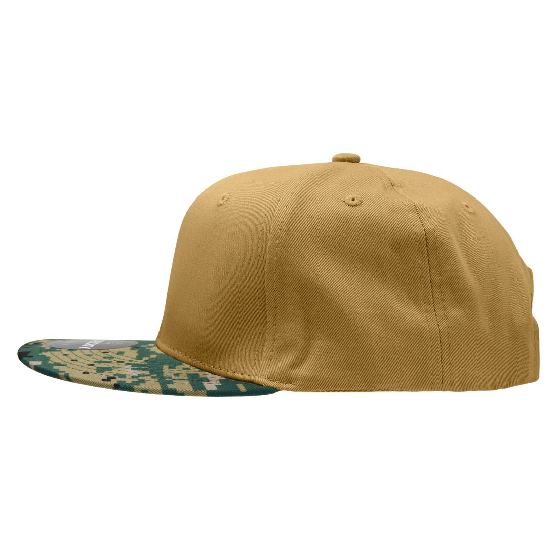 Decky 1047 Camouflage High Profile Snapback Hats 6 Panel Caps Flat Bill Army Wholesale